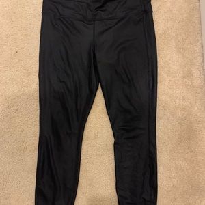 Athleta faux leather leggings